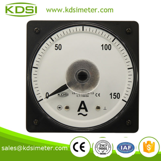 LS-110 AC Ammeter 150/5A wide angle ac analog panel meter