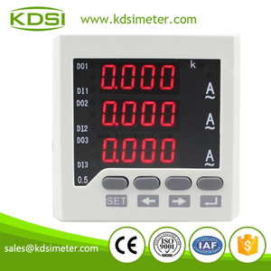 Classical 80*80 BE-80 3AA three-phase digital panel ammeter