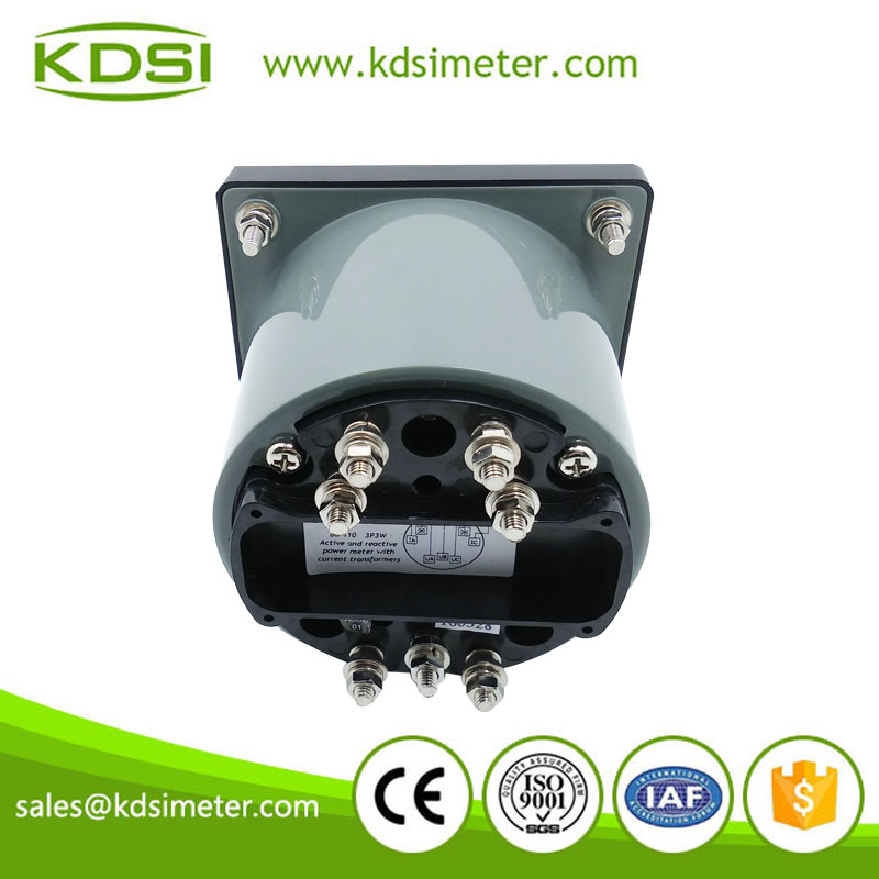 New design LS-110 3P3W 10MW 600/5A 10/0.1kV wide angle analog panel mounting power meters