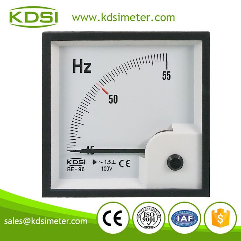 New Hot Sale Smart BE-96 45-55 Hz 100V analog electrical voltage frequency meter