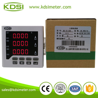  High precision BE-72 3AA AC400/1A three phase digital ac ammeter panel meter