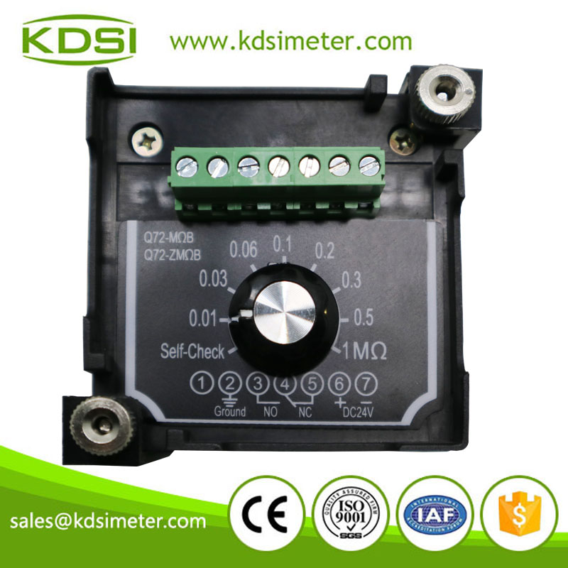 New model Q72 DC24V DC Network Insulation Electrical Resistance Monitor