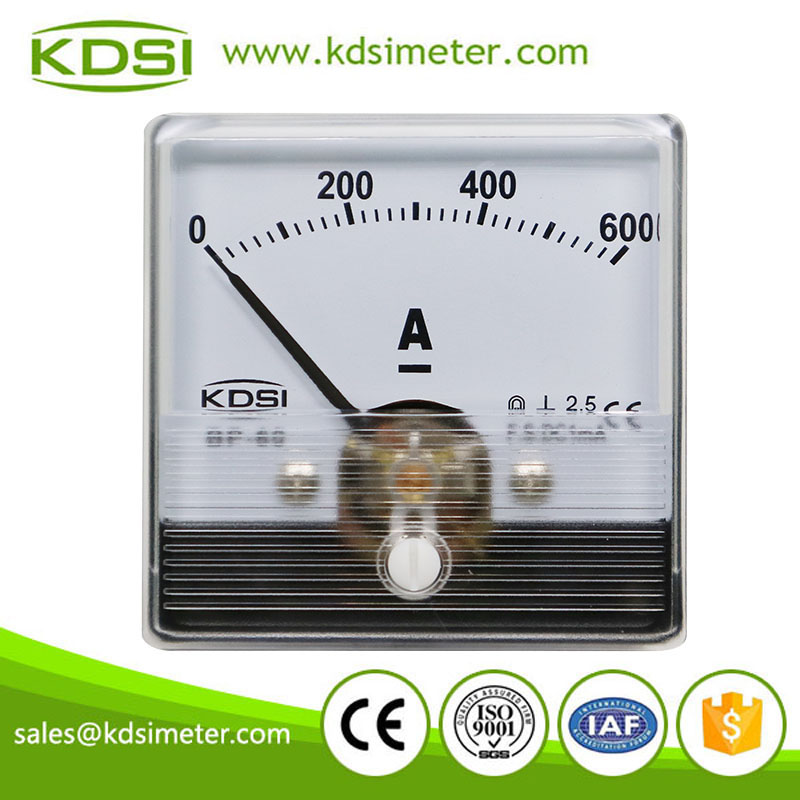 Welding machine meter BP-60N DC1mA 600A analog panel amp current meter