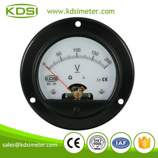 Factory direct sales BO-65 DC200V analog panel backlighting round voltmeter