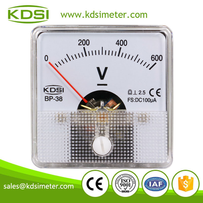 Factory direct sales mini BP-38 DC100uA 600V inputting current display voltage meter