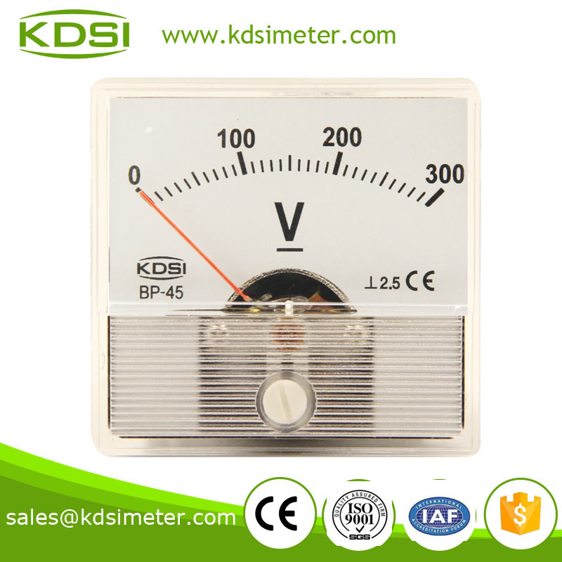 New model BP-45 DC300V transparent cover voltmeter analog