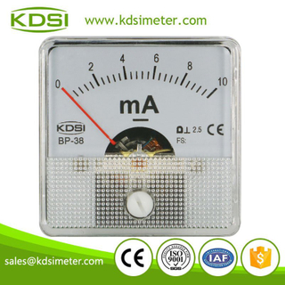 Factory direct sales mini BP-38 DC10mA analog panel dc milliammeter