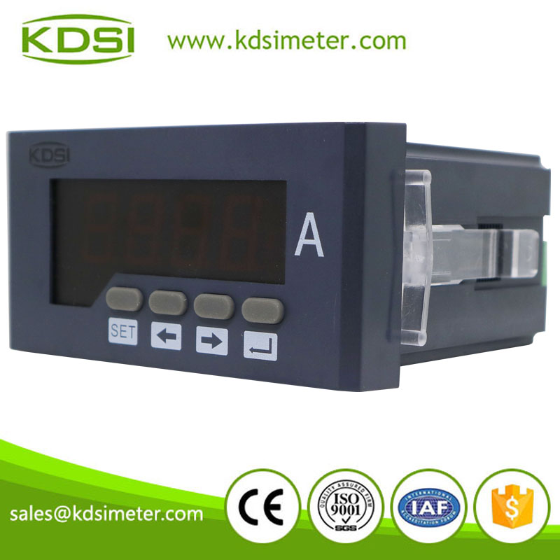 Easy installation BE-96x48AA AC600/5A single phase electric panel mounted digital ammeter
