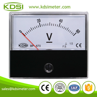 Factory direct sales BP-670 DC60V high precision panel analog mini voltmeter