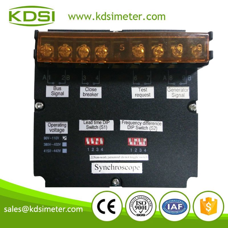 Diesel Alternator BE-96-SM 110V Sync Pulse Type Synchroscope Meter