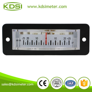 Portable precise thin edgewise BP-15 DC+-25uA analog panel microamperes meter