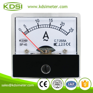 New Hot Sale Smart BP-45 AC25/5A analog panel moving iron ampere meter