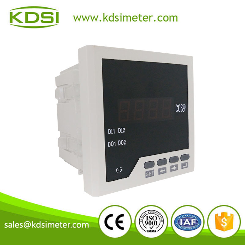 China manufacturers BE-96 H COS single phase Intelligence digital power factor meter