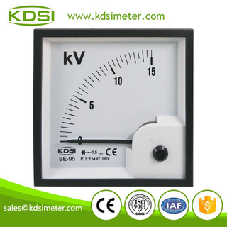 20 years Professional Manufacturer BE-96 AC15kV 15kV/110V rectifier analog panel kilovolt meter