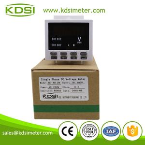 KDSI 4 digits LED display BE-48DV DC100V AC230V with RS485 digital voltmeter
