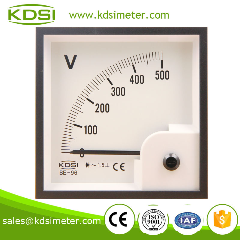 CE certificate BE-96 96*96 AC500V with rectifier generator voltmeter