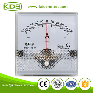 Original manufacturer high Quality BP-80 DC+-100mV+-100A analog dc ammeter for shunt
