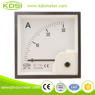 Waterproof BE-96 96*96 DC10V 30A display ammeter and voltmeter panel