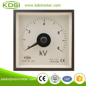 Wide angle BE-96W AC Voltmeter with rectifier 8KV 7.2KV/100V panel mechanical voltmeter