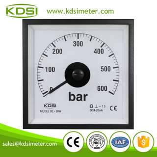 Marine meter BE-96W DC4-20mA 600bar analog wide angle amp pressure meter 