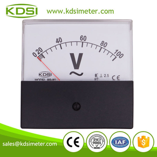 Original manufacturer high Quality BP-80 AC100V black cover analog panel ac voltmeter