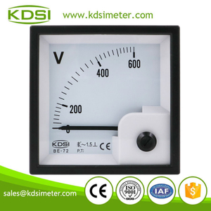Safe to operate BE-72 AC600V direct analog panel ac 600v voltmeter