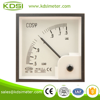 Portable precise BE-96 5A 380V 0.5lead-1-0.5lag power factor meter