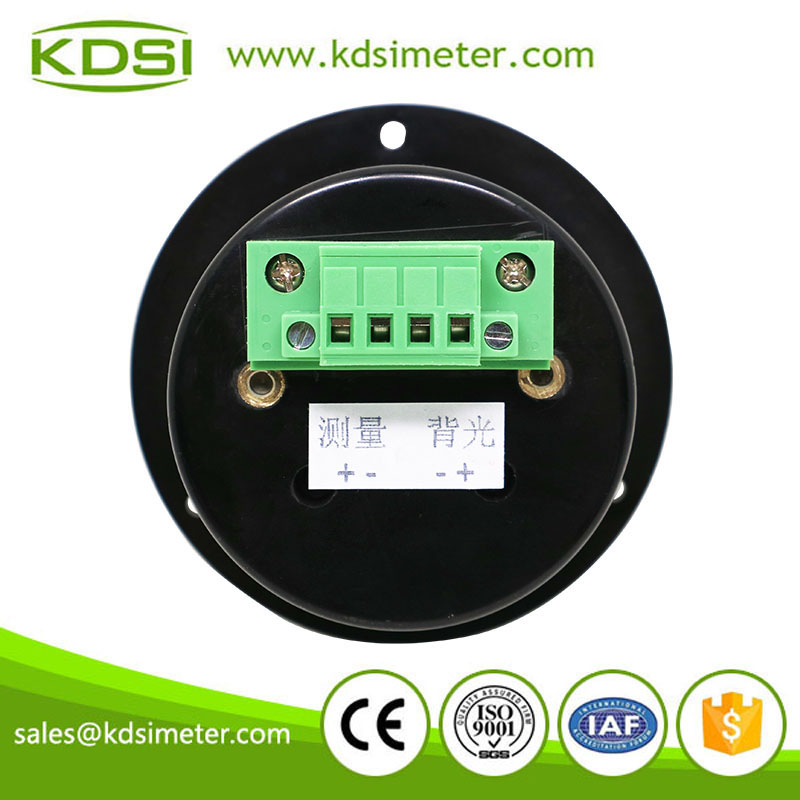 CE Approved BO-65 AC30V rectifier panel backlighting ac round voltmeter