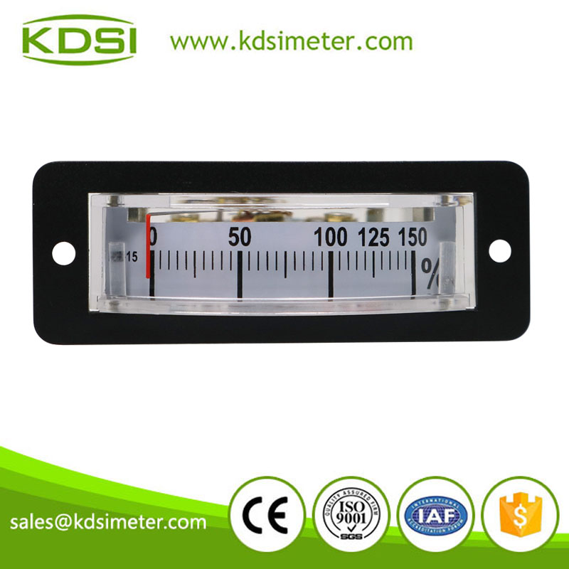Thin edgewise classical BP-15 DC10V 150% industrial moving coil analog load panel meter