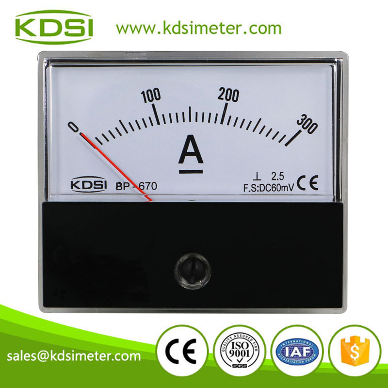 20 Years Manufacturing Experience BP-670 DC60mV 300A voltage and current meter panel meter