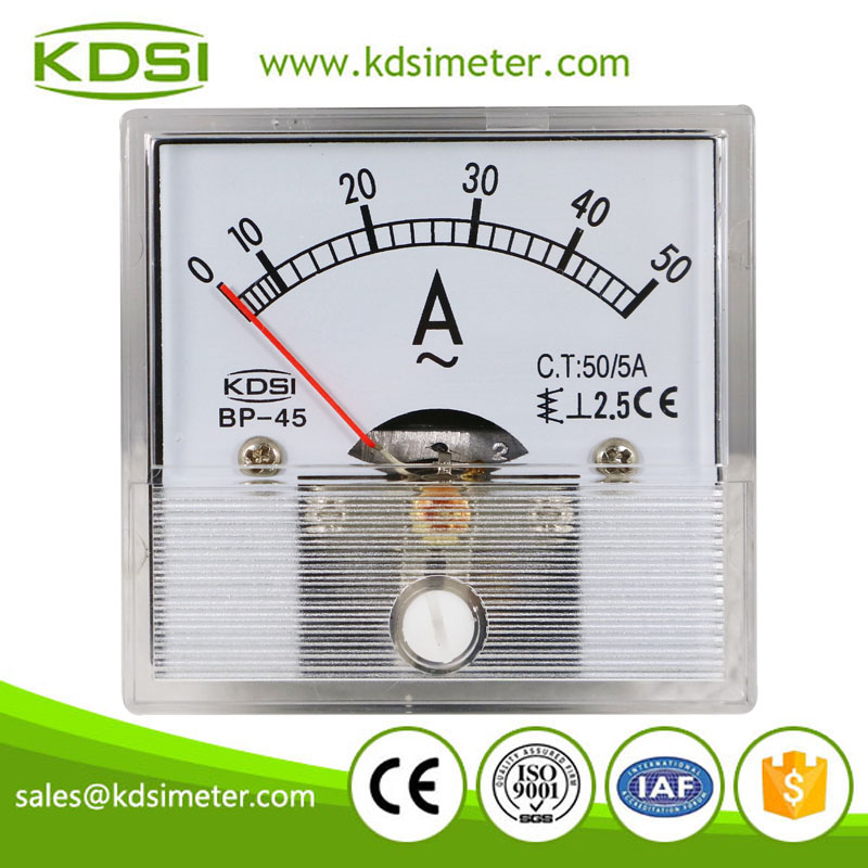 Factory direct sales BP-45 AC50/5A analog voltage and current meter panel meter