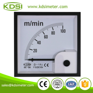 CE Approved BE-96 DC10V 100m/min voltage analog panel marine tachometer