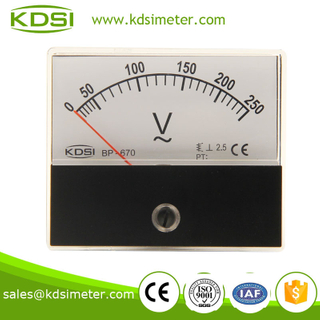 BP-670 AC Voltmeter AC250V taiwan technology panel meter