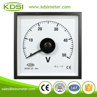 Original manufacturer high Quality BE-96W DC50V wide angle analog panel volts meter