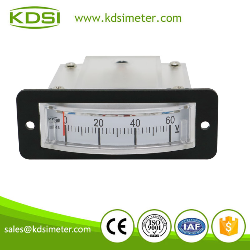 Original manufacturer high Quality BP-15 DC60V analog panel mini thin edgewise voltmeter
