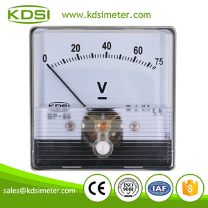 High quality BP-60N DC75V panel analog din rail voltmeter
