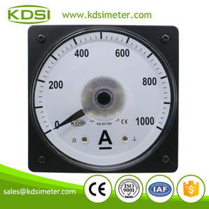 Easy installation LS-110 DC10V 1000A panel analog wide angle display ammeter
