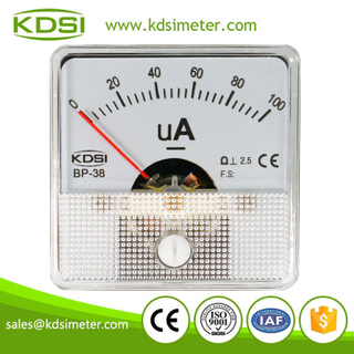 CE certificate Hot sales BP-38 DC100uA analog panel mount micro meter