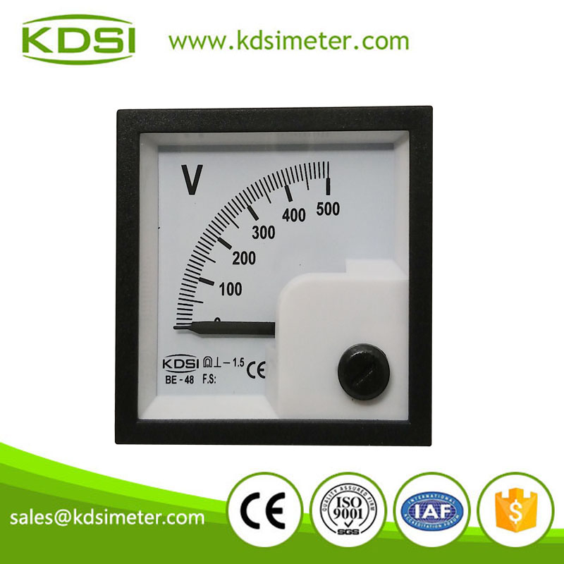 High quality BE-48 DC Voltmeter DC500V analog electronic voltmeter