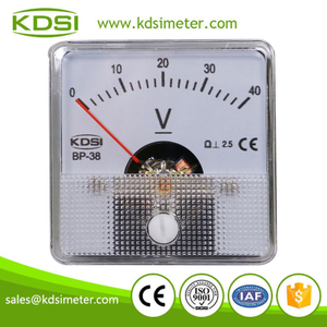 Factory direct sales BP-38 DC40V analog panel din rail voltmeter