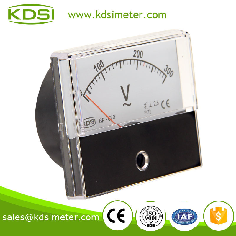 BP-670 AC Voltmeter AC300V high quality professional panel meter