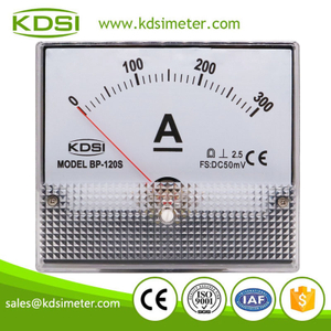 China Supplier BP-120S 120*100mm DC50mV 300A analog panel dc high precision ammeter