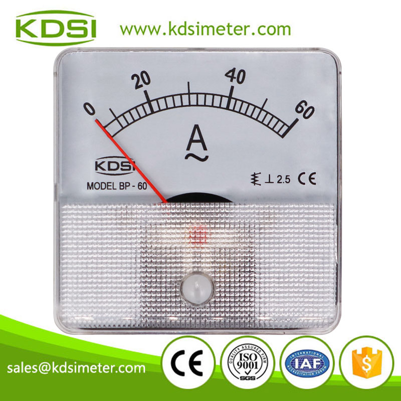 Factory direct sales BP-60 AC60A direct panel analog ac small ammeter