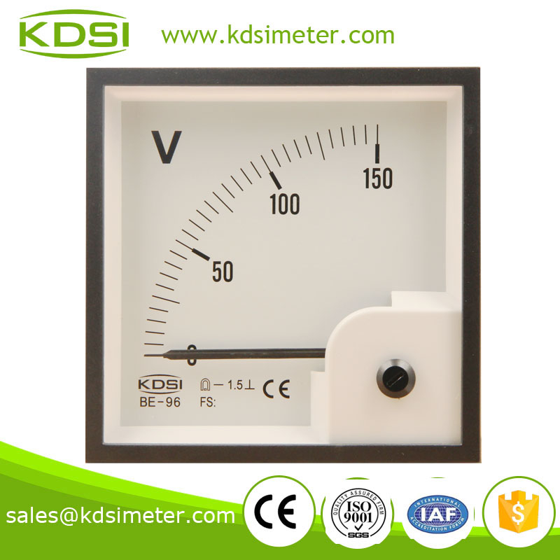 High quality BE-96 96*96 DC150V car voltmeter