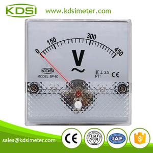 Factory direct sales BP-80 AC450V analog ac panel voltmeter