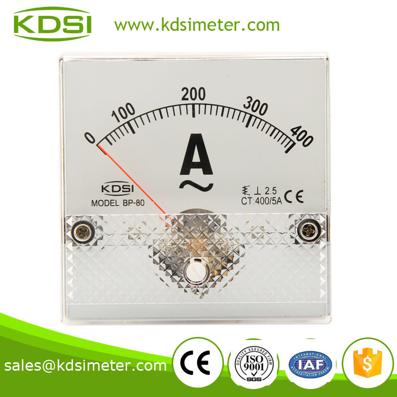 KDSI electronic apparatus BP-80 80*80 AC400/5A panel mount ammeter