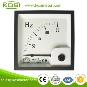 High quality BE-80 380V 45-65HZ analog frequency meter