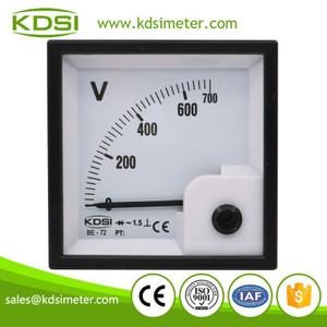 Factory direct sales KDSI BE-72 AC700V rectifier panel analog ac voltmeter