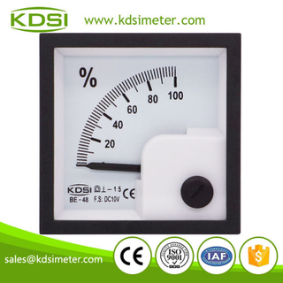 CE certificate BE-48 DC10V 100% panel analog mini voltage percent meter