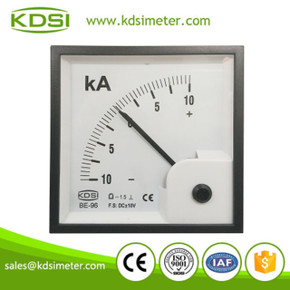 Hot Selling Good Quality BE-96 96*96 DC+-10V +-10KA panel ammeter and voltmeter